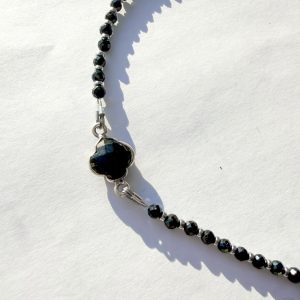 Naszyjnik Ochronny z Obsydianem i Czarnym Turmalinem – Stabilność i Energetyczna Tarcza 🖤🛡️