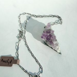 Naszyjnik z Ametystem – Spokój, Intuicja i Wewnętrzna Harmonia 💜✨ v.1