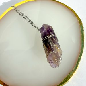 Naszyjnik z Ametystem – Spokój, Intuicja i Wewnętrzna Harmonia 💜✨ v.3