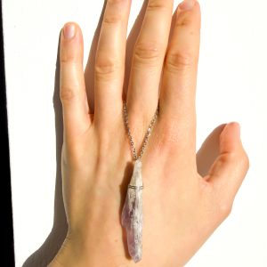 Naszyjnik z Ametystem – Spokój, Intuicja i Wewnętrzna Harmonia 💜✨ v.5